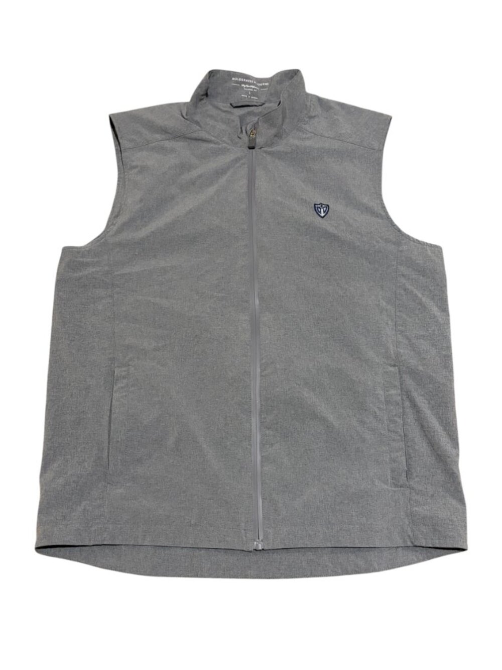 Holderness & Bourne The Conrad Vest Dry Luxe Performance Tailored Fit Gray Golf